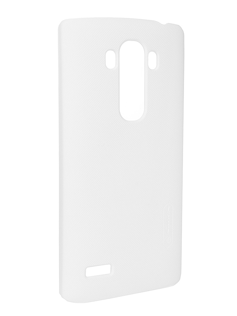  Аксессуар Чехол-накладка LG G4S Nillkin Super Frosted Shield White T-N-LG4S-002
