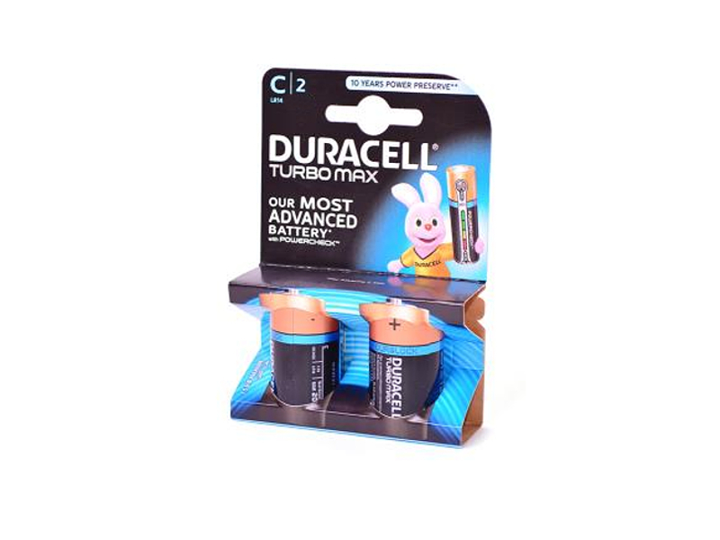 Duracell Батарейка C - Duracell Turbo MAX LR14-BL2 (2 штуки)