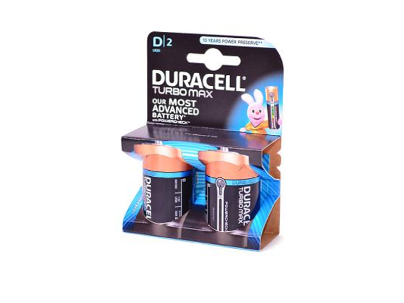 Duracell Батарейка D - Duracell Turbo MAX LR20-BL2 (2 штуки)