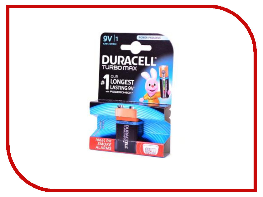  Duracell Turbo MAX 6LR61-BL1