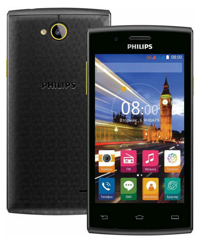 Philips S307 Black-Yellow