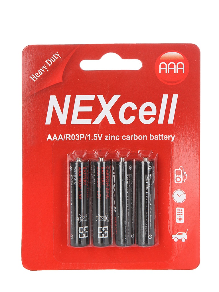 Nexcell Батарейка AAA - NEXcell R03 AAA 1.5V (4 штуки)