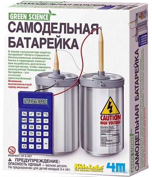 4M - Набор для творчества 4M Самодельная батарейка 00-03360