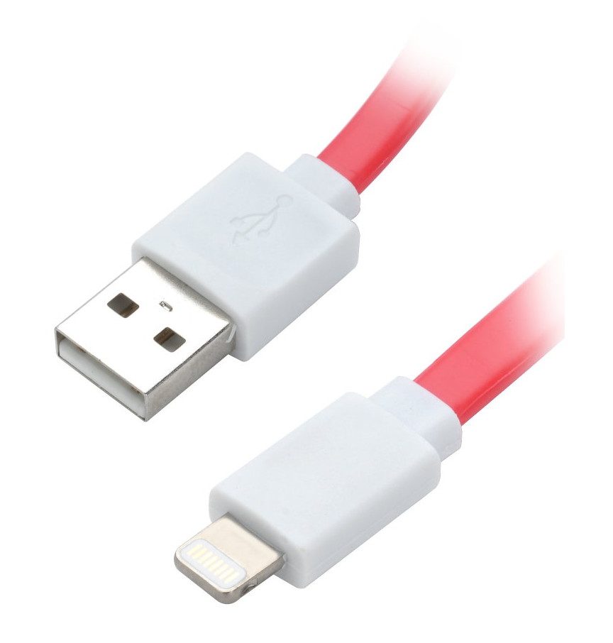  Аксессуар iHave USB для Apple iPhone 5 MFI ib0490 Lightning Red