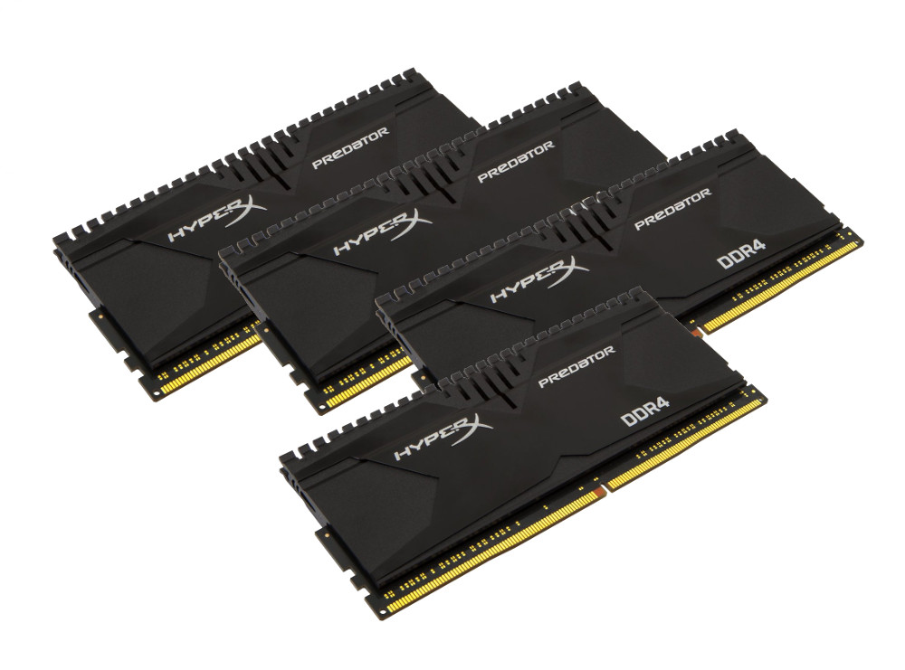 Kingston PC4-19200 DIMM DDR4 2400MHz CL12 - 16Gb (4x4Gb) HX424C12PB2K4/16