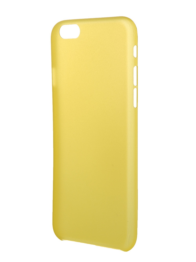  Аксессуар Чехол Platinum для APPLE iPhone 6 0.3mm Yellow Matte 4103931