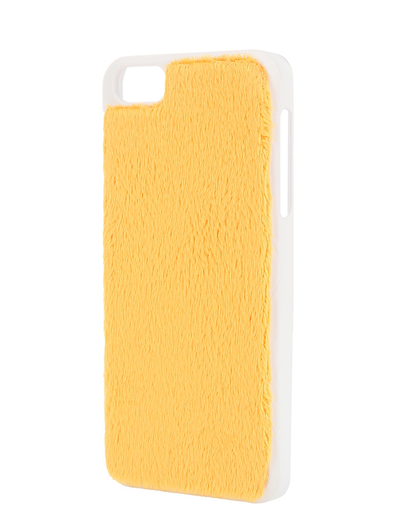  Аксессуар Чехол Platinum для APPLE iPhone 5 пушистый Yellow
