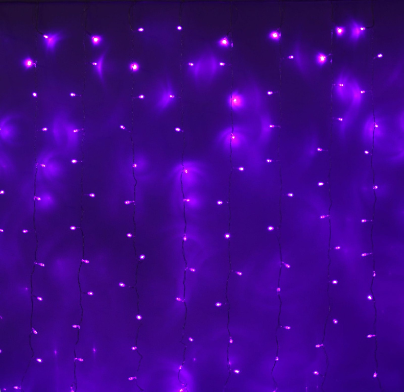 Luazon - Гирлянда Luazon Занавес 2m-3m Violet 1080476