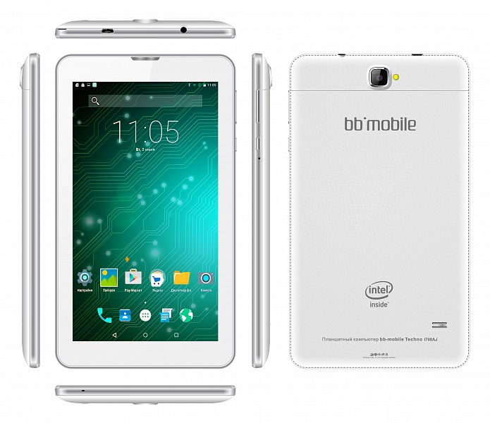  BB-mobile Techno MOZG 7.0 I700AJ White Intel Atom C3230-RK 1.2 GHz/1024Mb/8Gb/Wi-Fi/Bluetooth/Cam/7.0/1024x600/Android