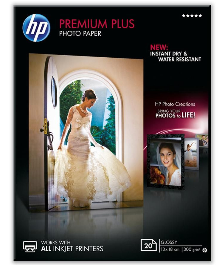Hewlett-Packard Фотобумага HP CR676A Глянцевая 300g/m2 20 листов