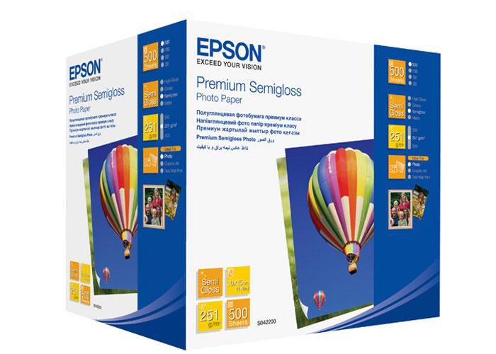 Epson Фотобумага Epson Premium C13S042200 Полуглянцевая 260g/m2 A6 500 листов