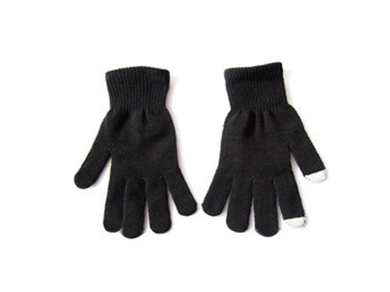  Теплые перчатки для сенсорных дисплеев Fototo Black-Grey