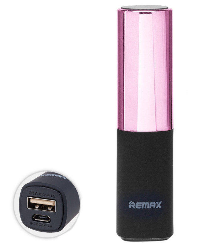  Аккумулятор Remax RBL-12 / RPL-12 Lipmax 2400 mAh Black-Pink 52188