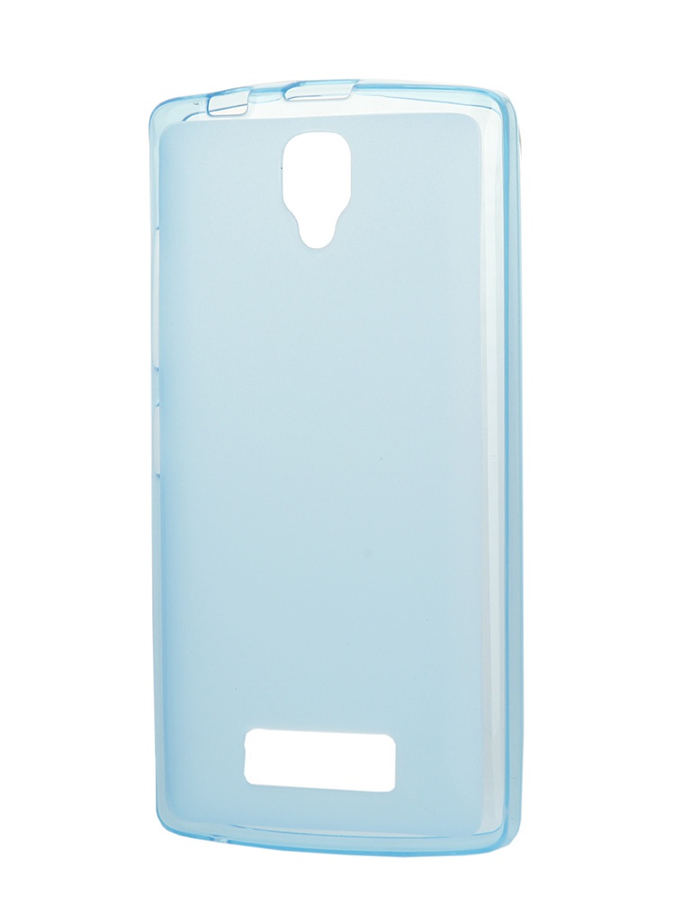  Аксессуар Чехол-накладка Lenovo A2010 SkinBox 4People Silicone Case Blue T-P-LA2010-002