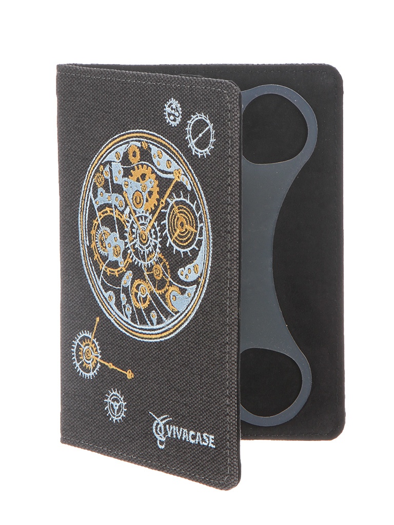  Аксессуар Чехол 6-inch Vivacase Clockwork универсальный Black VUC-CCW06-bl