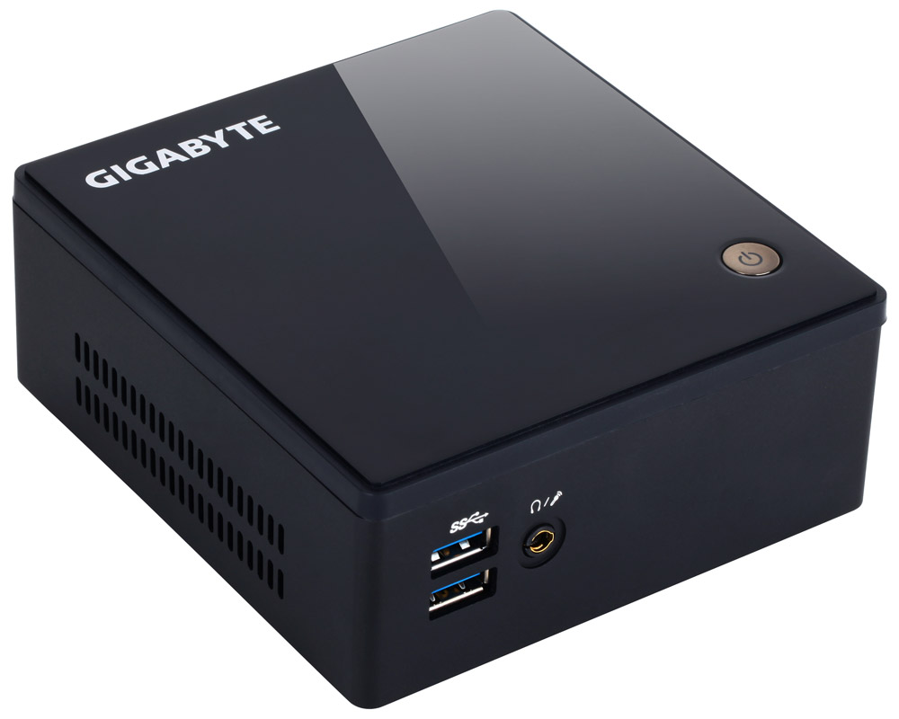 Gigabyte Неттоп GigaByte BRIX S GB-BXi5H-5200 (Intel Core i5-5200U 2.2GHz/No RAM/No HDD/No DVD/Intel HD Graphics 5500/Wi-Fi/Gigabit LAN/no OS)