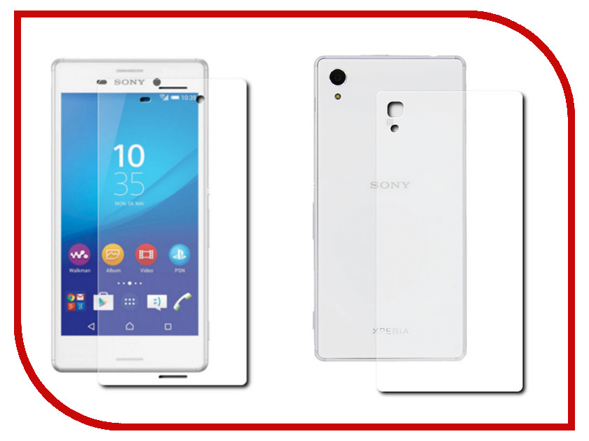    Sony Xperia M5 BROSCO Front&Back 0.3mm M5-SS-FRONT&BACK-GLASS