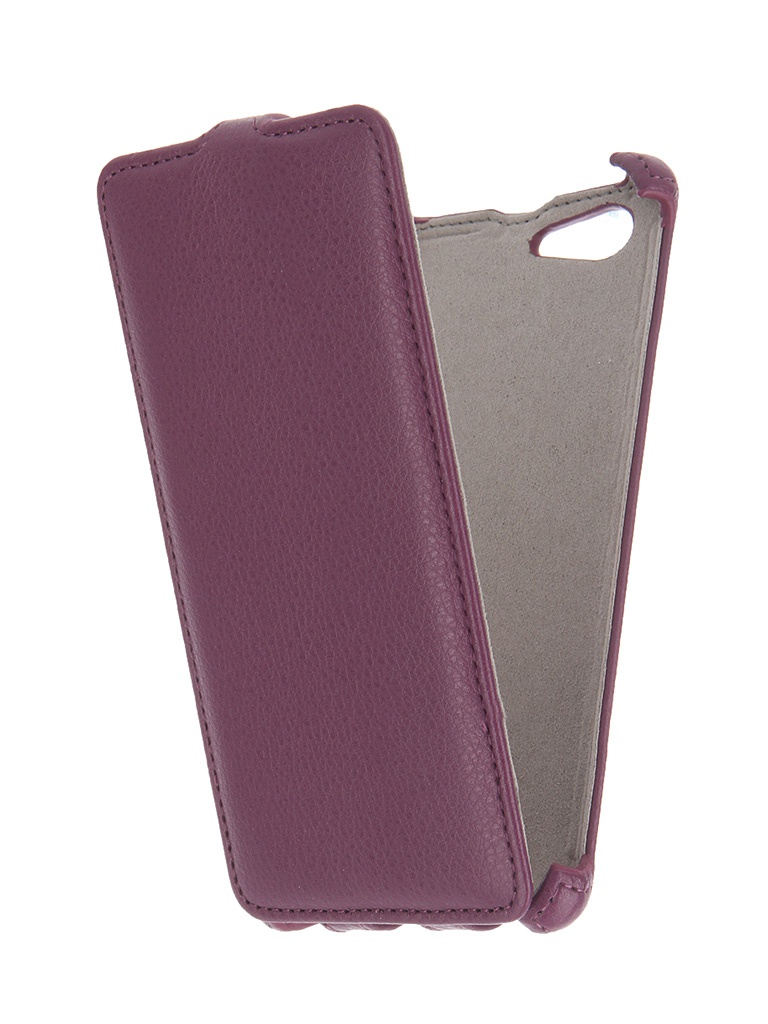  Аксессуар Чехол Sony Xperia M5 Activ Flip Leather Violet 51270