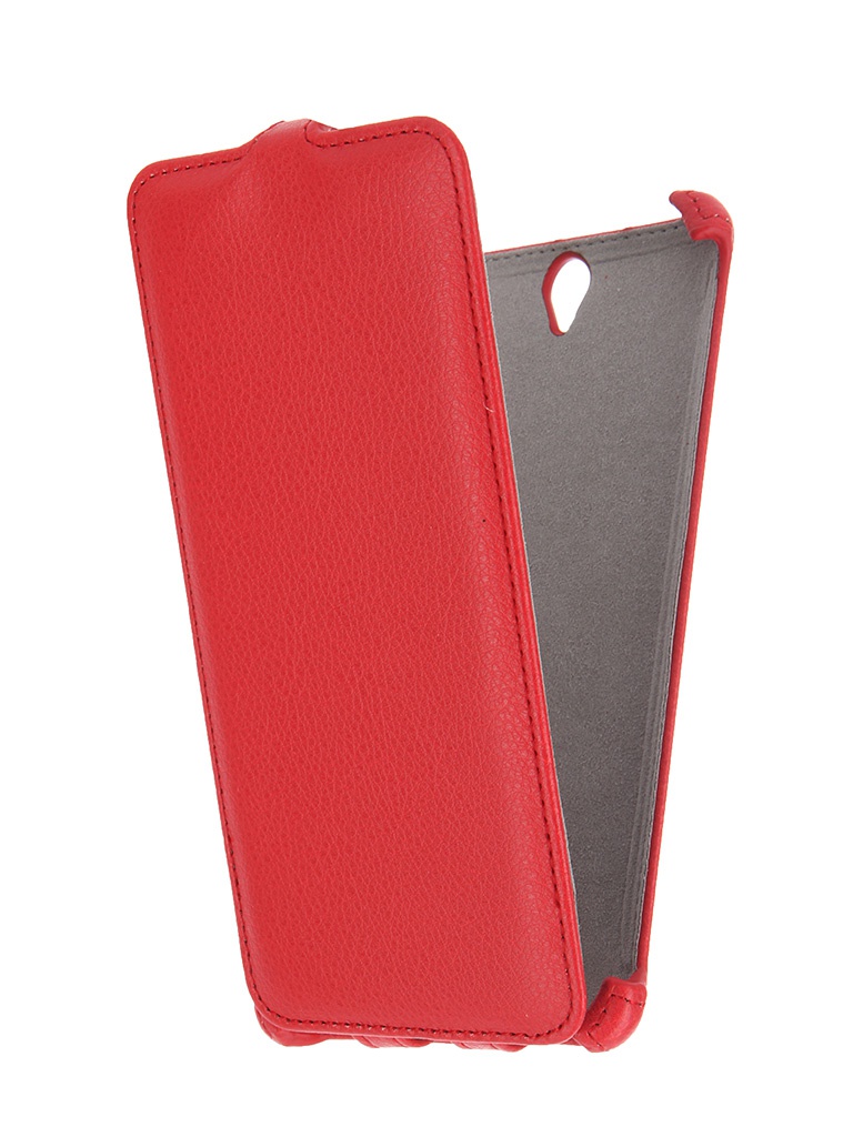  Аксессуар Чехол Sony Xperia C5 Ultra Activ Flip Leather Red 51279