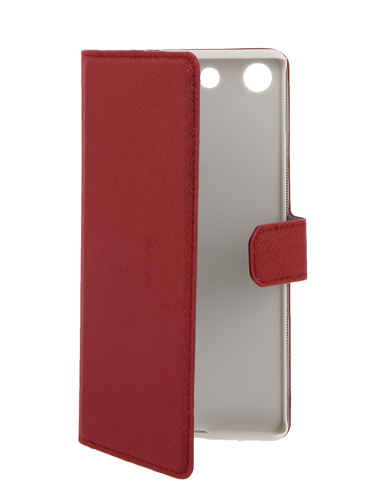 Muvit Аксессуар Чехол Sony Xperia M5 Muvit MFX Wallet Folio Case Red SEWAL0021