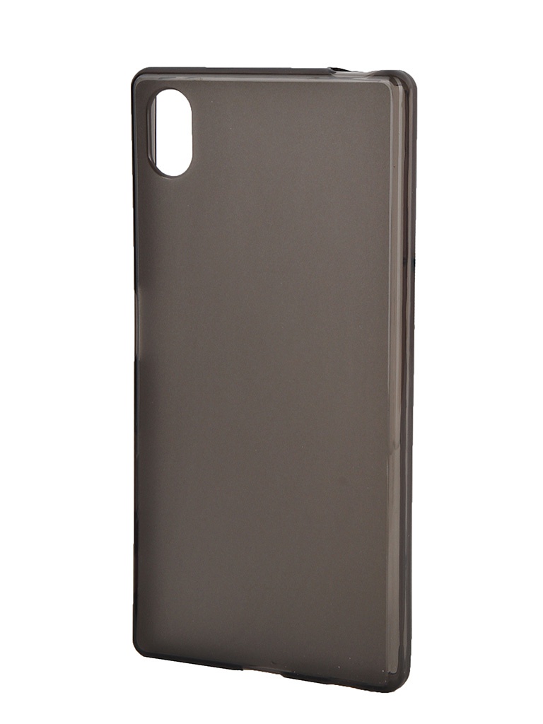 Muvit Аксессуар Чехол Sony Xperia Z5 Muvit MFX Dark Smoke Minigel Case Translucent SESKI0069
