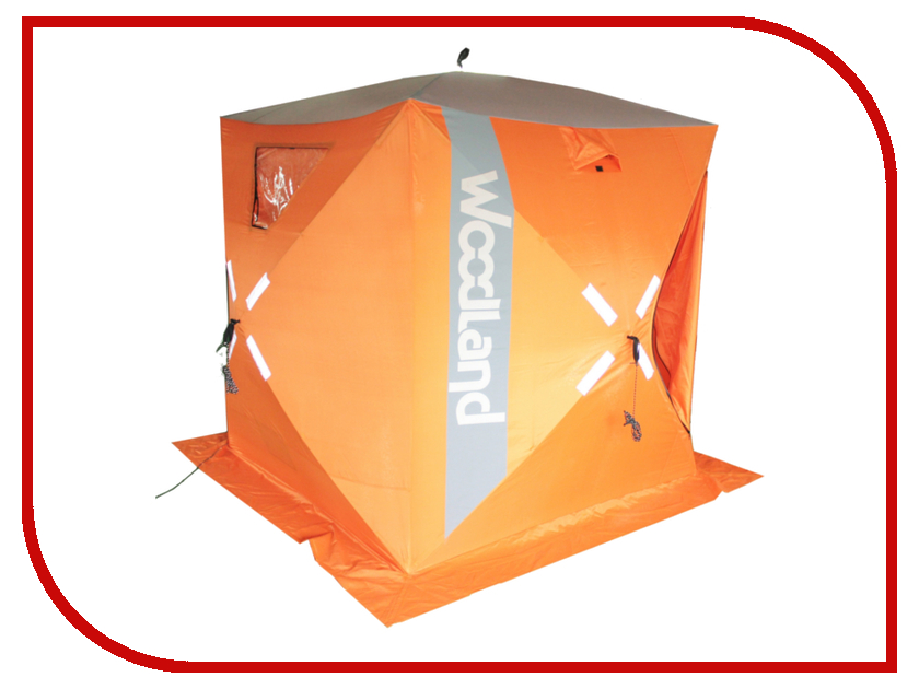 фото Палатка WoodLand Ice Fish 4 180x180x210cm Orange