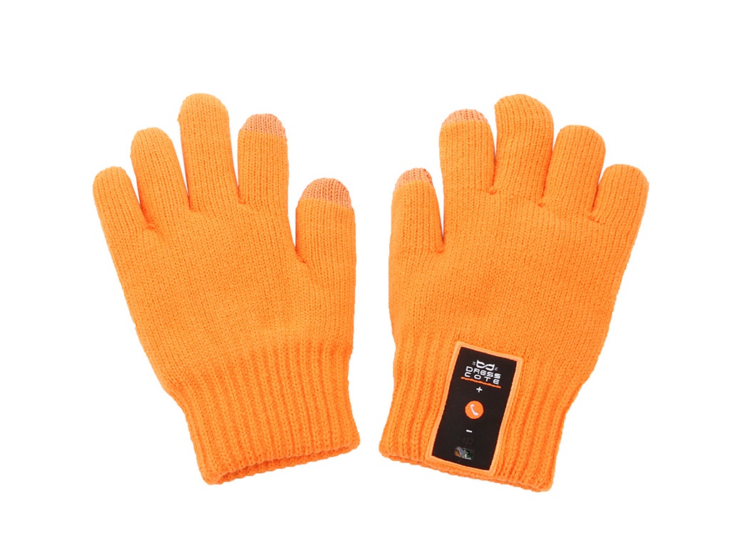 фото Теплые перчатки для сенсорных дисплеев dresscote talkers size s orange