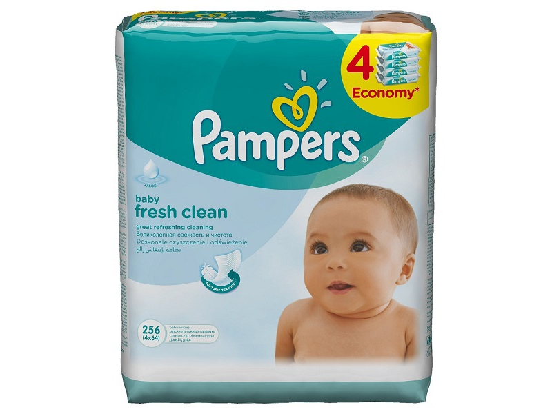 Салфетки Pampers Baby Fresh Clean 256шт PA-81454789