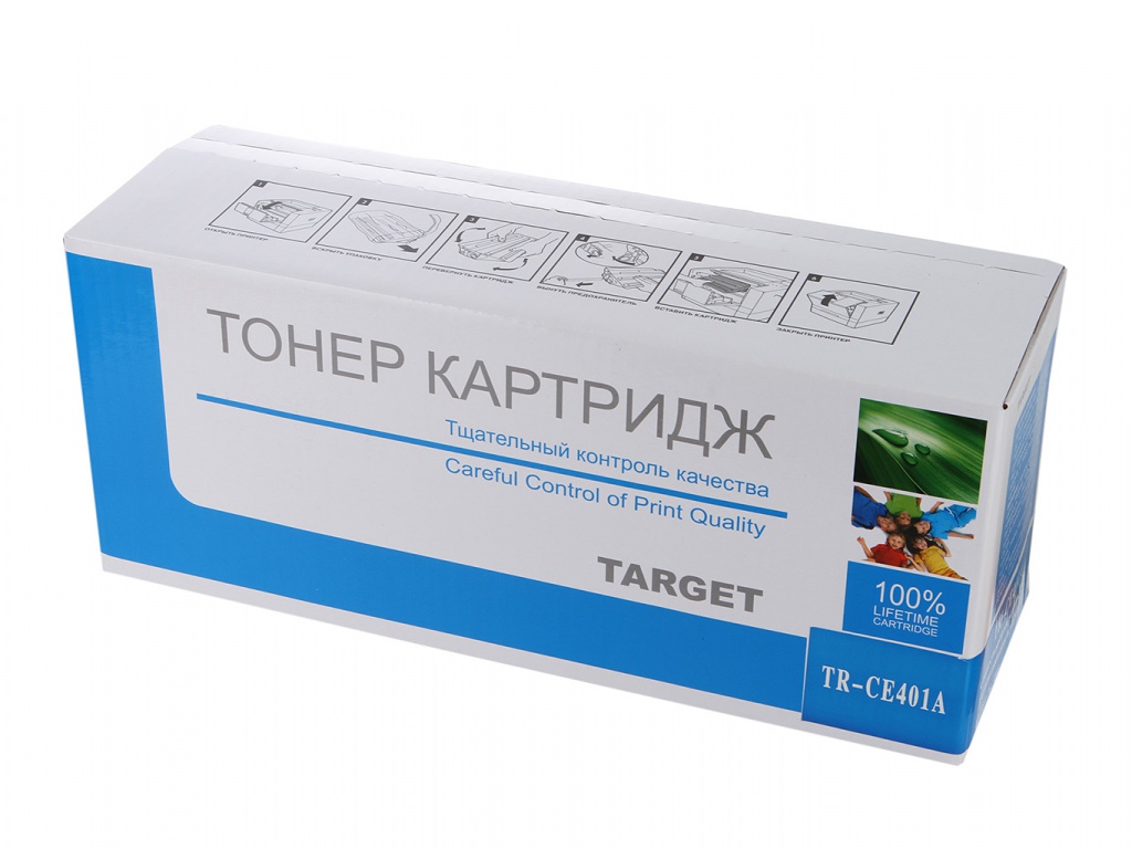  Картридж Target TR-CE401A для HP CLJ Color M551/M551n/M551dn/M551xh Cyan