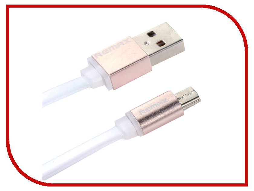  Remax MicroUSB Colorful Cable White RE-005m