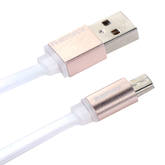  Аксессуар Remax MicroUSB Colorful Cable White RM-000162