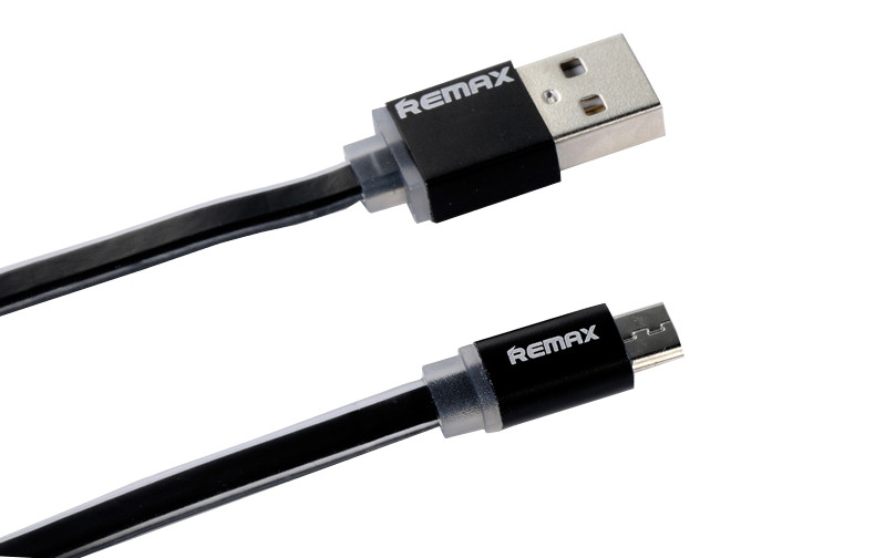  Аксессуар Remax MicroUSB Colorful Cable Black RM-000161
