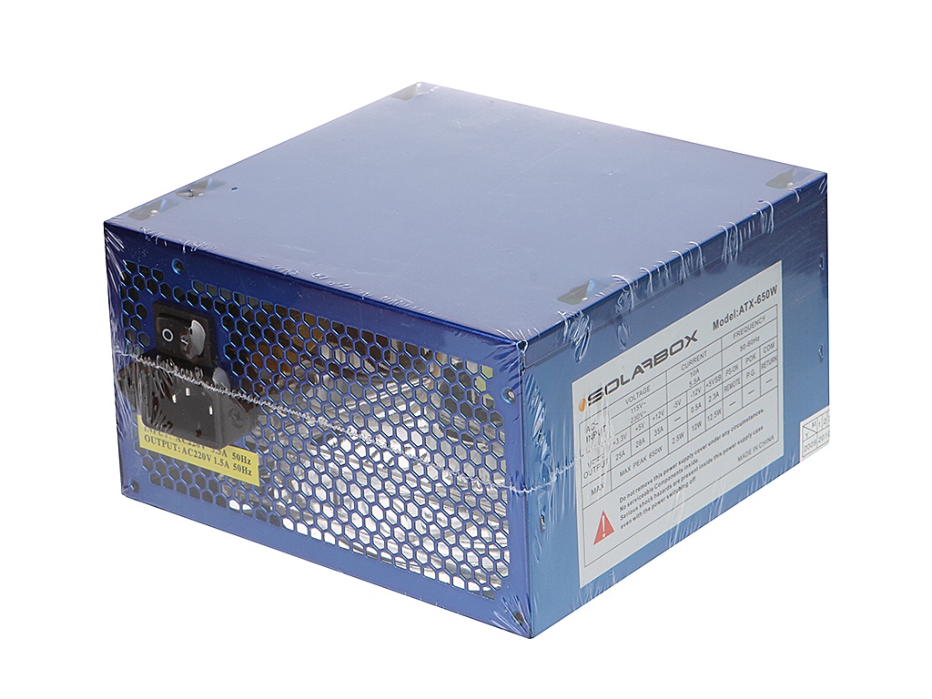  Блок питания SolarBox ATX-650W