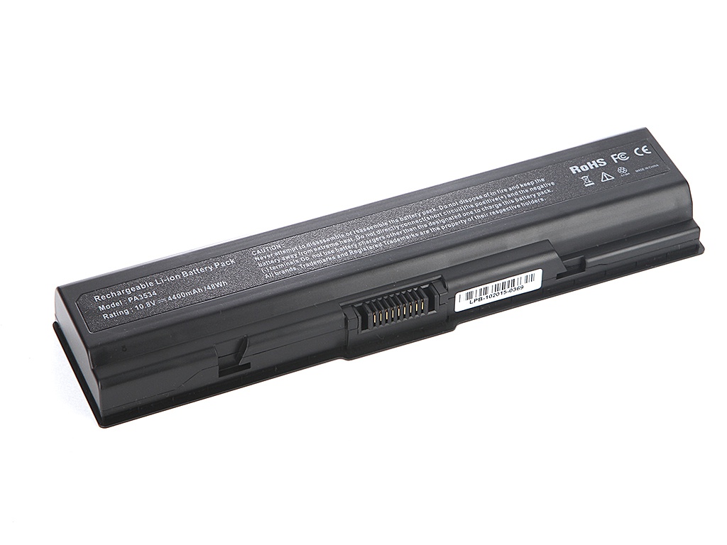 Аккумулятор Tempo LPB-PA3534 10.8V 4400mAh Black for Toshiba Satellite A200/A210/A300/A500/L200/L300/L500/L550/M200