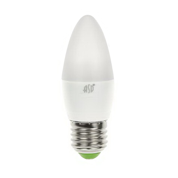  Лампочка ASD LED Свеча Standard 3.5W 4000K 160-260V E27 4690612003894
