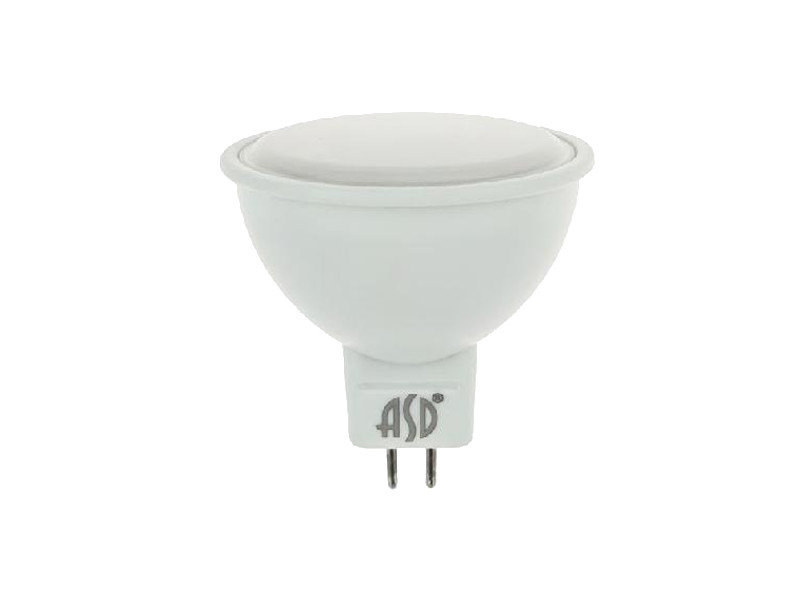  Лампочка ASD LED-JCDR-Standard 7.5W 3000K 160-260V GU5.3 4690612002286