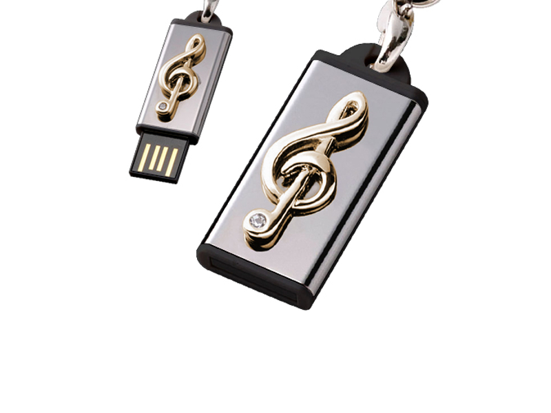 Iconik 32Gb - Iconik Моя мелодия Golden Swarovski MTFC-MELODY-32GB