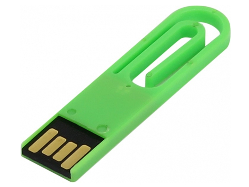Iconik 8Gb - Iconik Скрепка for Your Logo Green PL-CLIPG-8GB