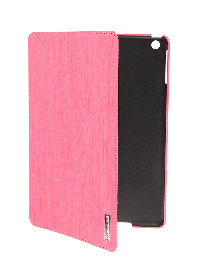  Аксессуар Чехол APPLE iPad Air Remax Wood Leather Pink RM-000001
