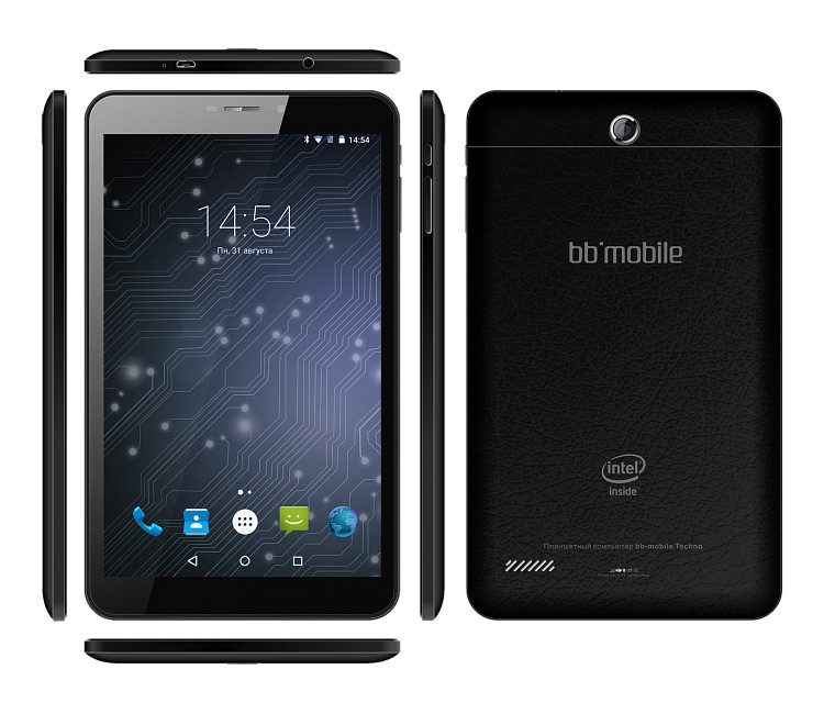  BB-mobile Techno MOZG 8.0 X800BJ Black Intel Atom C3230-RK 1.2 GHz/1024Mb/8Gb/Wi-Fi/Bluetooth/Cam/8.0/1280x800/Android