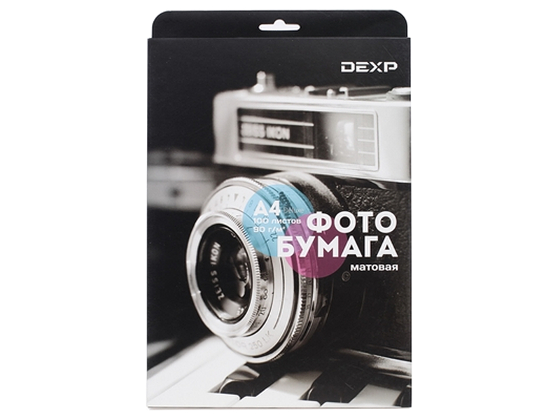  Фотобумага DEXP Deluxe Matt 0805588 Матовая A4 90 g/m2 100 листов