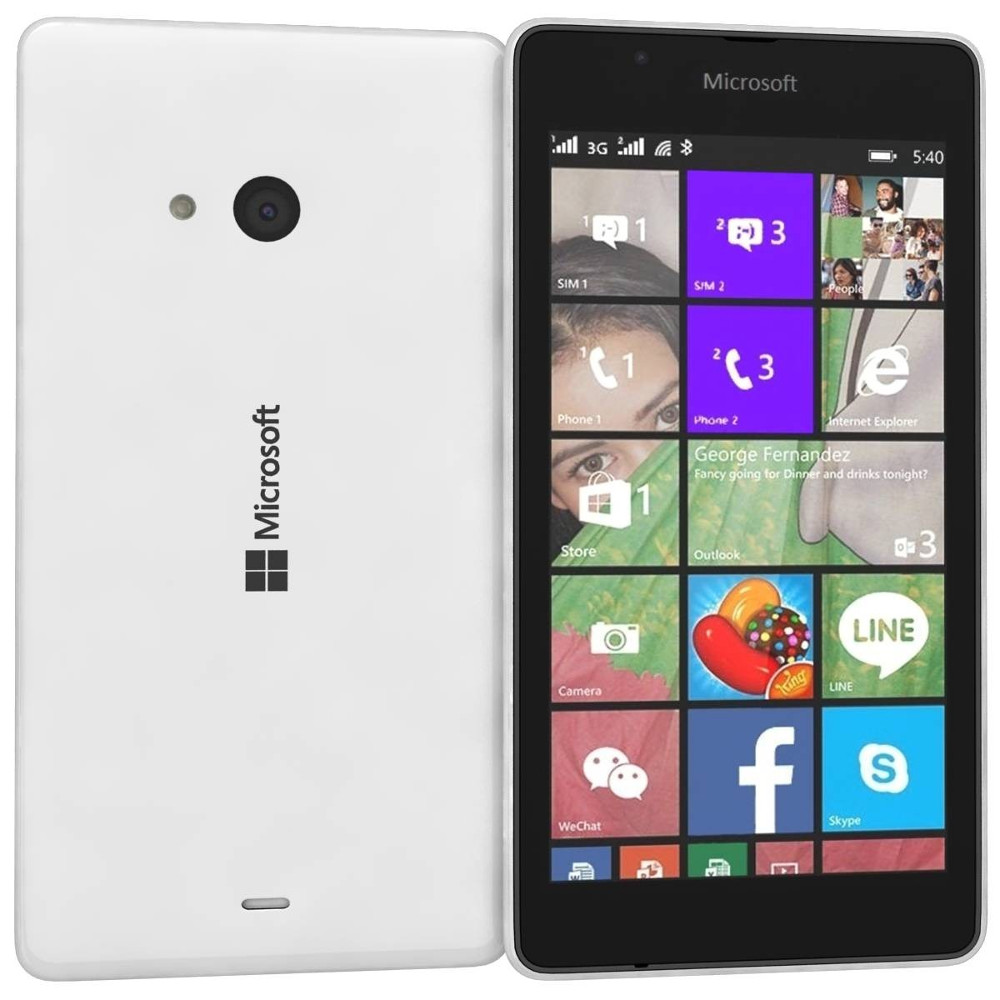Microsoft 540 Lumia Dual SIM White