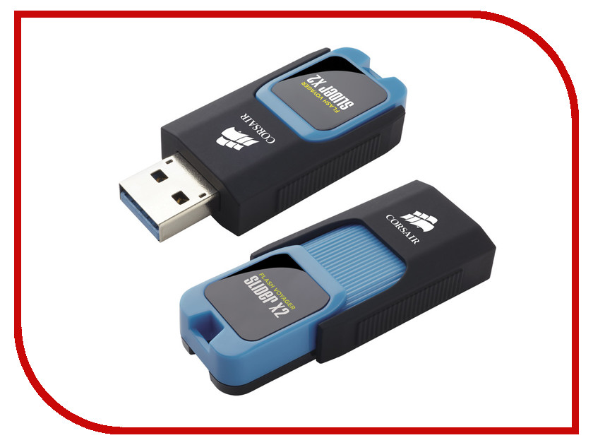 USB Flash Drive (флешка) CMFSL3X2-128GB  USB Flash Drive 128Gb - Corsair Voyager Slider X2 CMFSL3X2-128GB