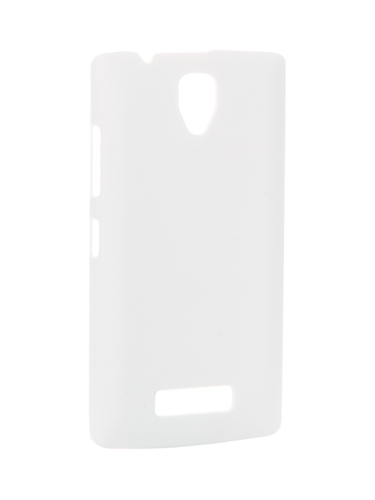  Аксессуар Чехол-накладка Lenovo A2010 SkinBOX 4People White T-S-L2010-002 + защитная пленка