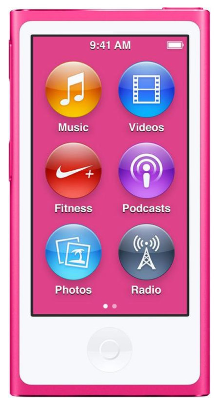 Apple Плеер APPLE iPod Nano - 16Gb Pink MKMV2RU/A