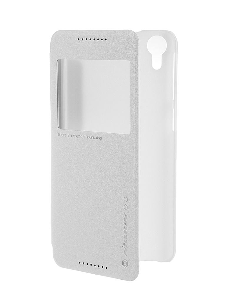  Аксессуар Чехол HTC Desire 626 Nillkin Sparkle Leather Case White