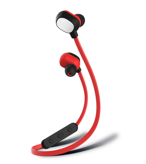  Гарнитура ROCK Mumo Bluetooth Earphone RAU0503 Black-Red