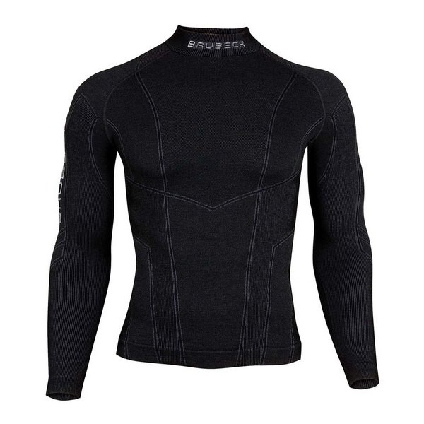  Футболка Brubeck Wool Merino XXL Black LS10510 мужская