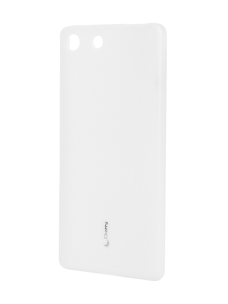 Cherry Аксессуар Чехол-накладка Sony Xperia M5/M5 Dual Cherry White 8316