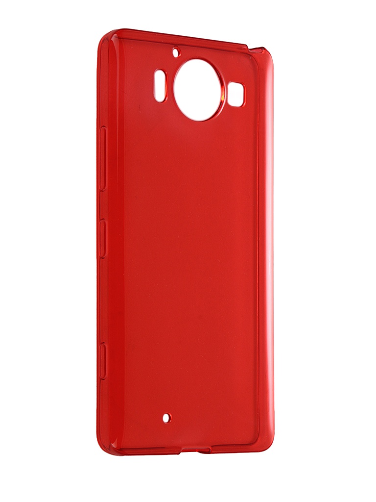 Ibox Аксессуар Чехол-накладка Microsoft Lumia 950 iBox Crystal Red